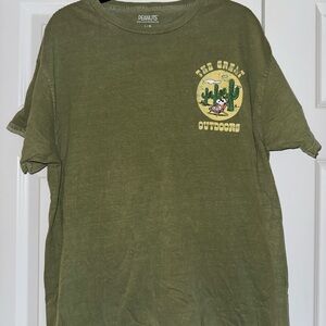 Peanuts Cactus Adventure Olive Tee